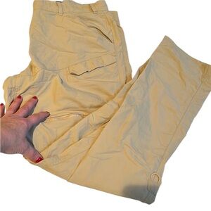 Canyon Creek tan XXL climate control lightweight  convertible zip cargo pants